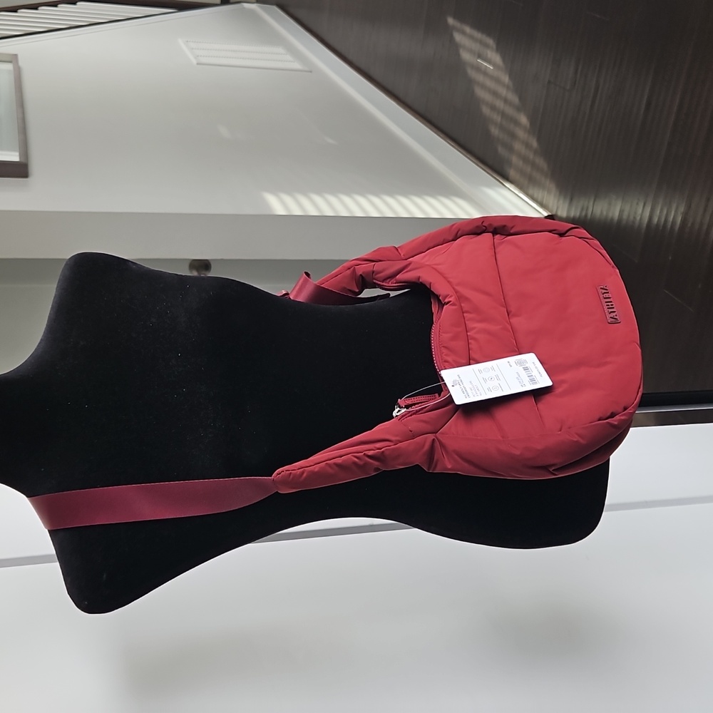 Athleta Burgundy Shoulder Bag